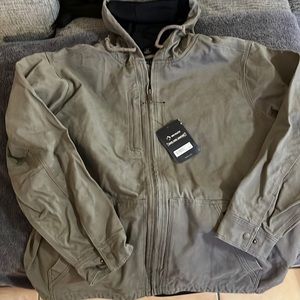 Dri duck boulder cloth jacket with thermal lining